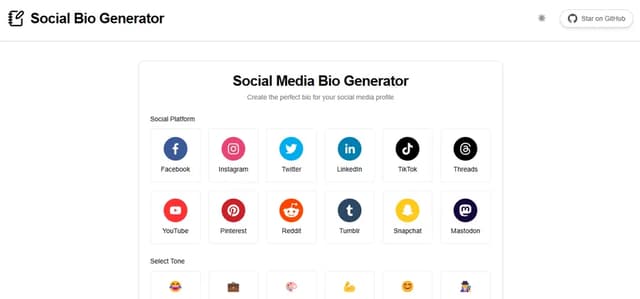 Bio Generator - project by Mudasir Fayaz
