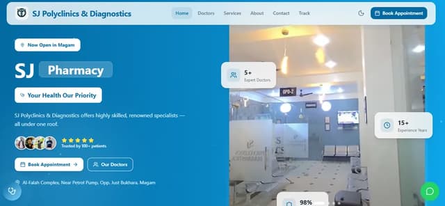 SJ Polyclinics - project by Mudasir Fayaz